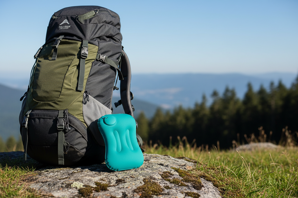 Ultralight Press-to-Inflate Camping Pillow